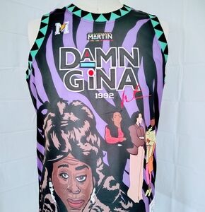 Nostalgia Purple and Black Headgear Classics Tank Martin Show